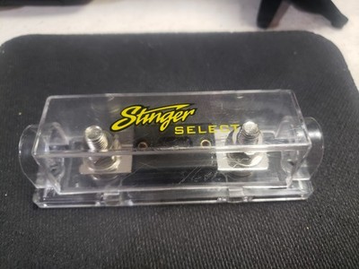 Stinger Select 100A 1 In 1 Out Car Audio Fuse Block and Clear Case, No Box