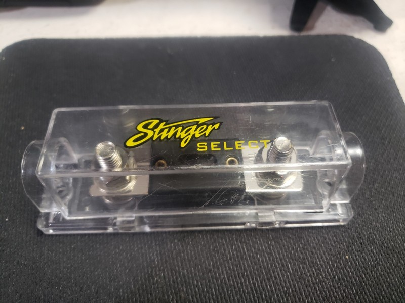 Stinger Select 100A 1 In 1 Out Car Audio Fuse Block and Clear Case, No Box