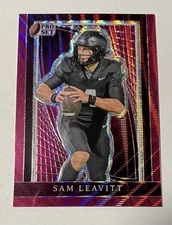 Sam Leavitt 2024 Leaf Pro Set Metal Pink Wave /4 Rookie ARIZONA STATE RC