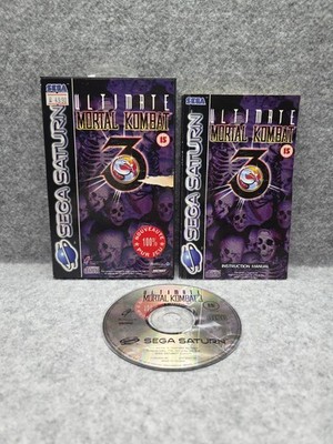 ULTIMATE MORTAL KOMBAT 3 SEGA SATURN PAL OVP CIB BOXED KOMPLETT - USK18