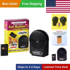 Remote Controlled Fart Machine with Boom Box Technology - 15 Realistic Sounds...
