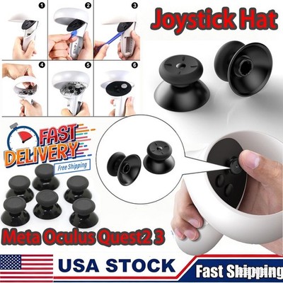 Analog Thumb Stick Joystick Cap Hat fit Meta Oculus Quest 2 3 Handle Controller
