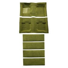 For Ford Mustang 71-73 Carpet Essex Replacement Molded Black Complete Carpet Wo
