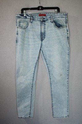 MBX Light Wash Slim Fit Jeans Mens 36 x 32 Casual Denim Pants