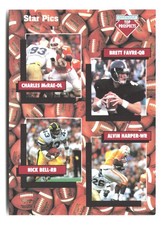 1991 Star Pics #109 Charles McRae / Brett Favre / Nick Bell / Alvin Harper
