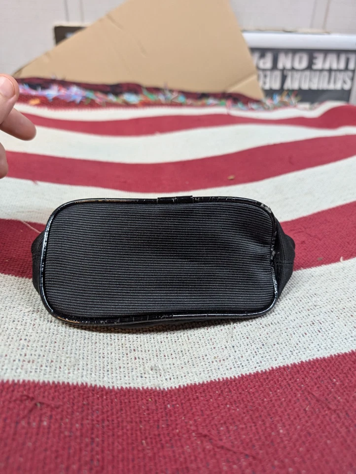 Mini bolso cosmético Christian Dior Revolution bolso negro bolsa de maquillaje Y2K Foto 3 de 4