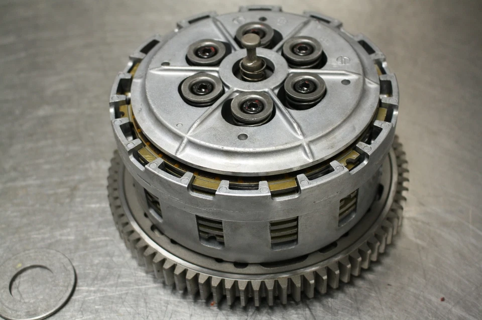 09-12 KAWASAKI NINJA ZX6R COMPLETE CLUTCH W PLATES BASKET HUB Foto 4 de 4