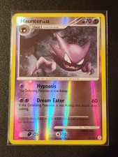 HAUNTER 50/130 UNCOMMON DIAMOND & PEARL POKEMON REVERSE HOLO LP 2007 CARD
