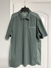 EDDIE BAUER FREEDRY MEN Golf Polo SHIRT GREEN LARGE  46 Chest Stretch  EUC — photo 1