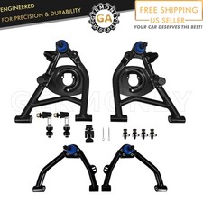 New UPPER LOWER TUBULAR CONTROL ARMS Fit For ...