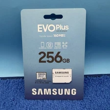 Samsung Micro SDXC EVO Plus 160MB/s Flash Memory Card 256GB