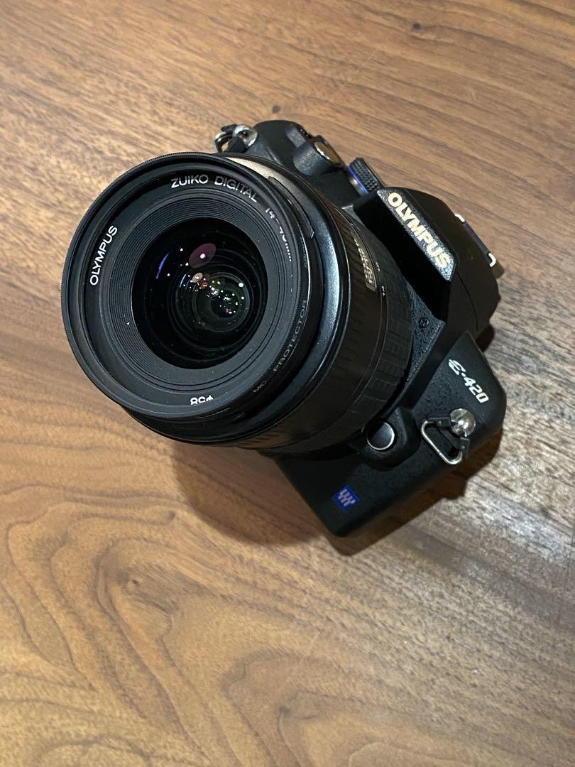 OLYMPUS E-420 デジタル一眼　14-45 AFレンズ付　CCD動作品 OLYMPUS E-420 デジタル一眼 14-45 AFレンズ付 CCD動作品 - メルカリ