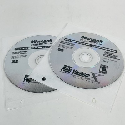 Microsoft Flight Simulator X Deluxe Edition PC DVD-ROM Game with CD Key