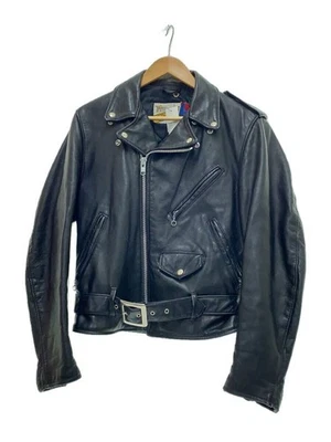 Schott Double Riders Chaqueta 36 Cuero Negro 4027 - Imagen 1 de 4