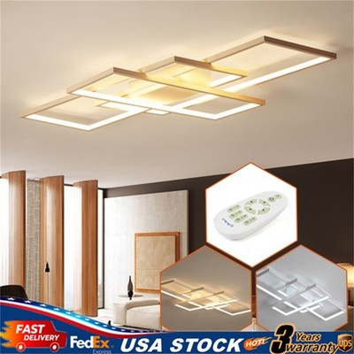 Modern Flush Mount LED Ceiling Light Acrylic Pendant Fixture For Kitchen Bedroom