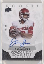 2013 Exquisite Collection 2014 Rookie Auto 77/99 Jalen Saunders #ER-SA Auto 1u6