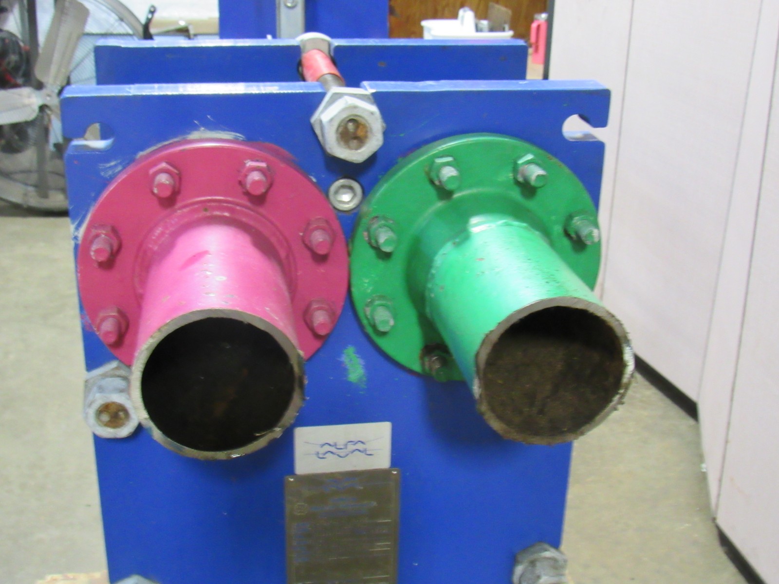 ALFA LAVAL THERMAL PLATE HEAT EXCHANGER M10-MFG 47PLATES 14-1/2"X35" 2012YR