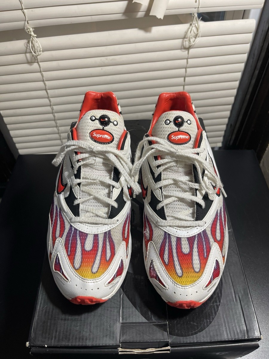 S*y様 新品‼️ Supreme × Nike SPECTRUM 白 US9. Nike Zoom Streak Spectrum Plus Supreme White Men's - AQ1279