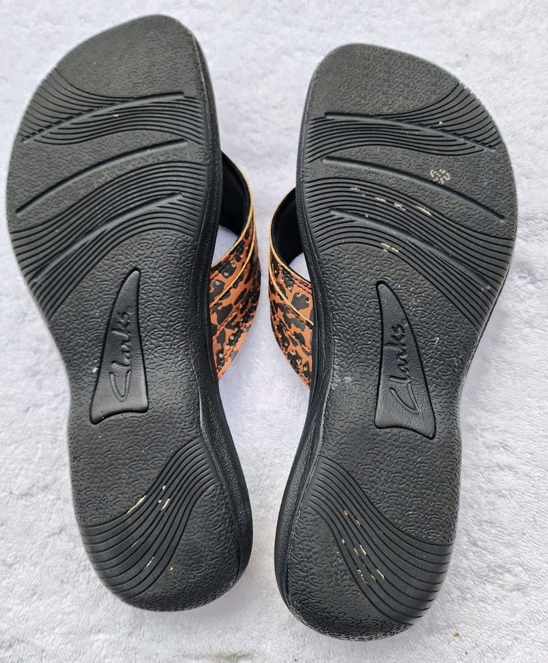 Clarks Cloud Steppers Leopard Sandals Animal Prin… - image 5