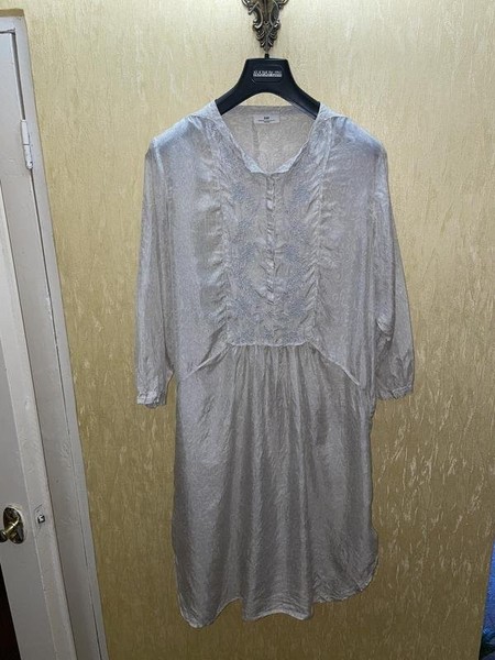 Women DAY Birger et Mikkelsen Dress Silver Silk 38