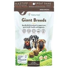 Giant Breeds, For Dogs, Hickory Smoked Bacon, 50 Soft Chews, 10.5 oz 300 g 