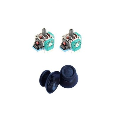 Sony PlayStation 4 PS4 2pc Analog Potentiometer Joystick  Black CUH-ZCT2