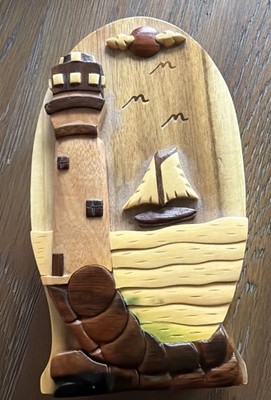 Carver Dan's Puzzle Gift Box- Lighthouse *stain