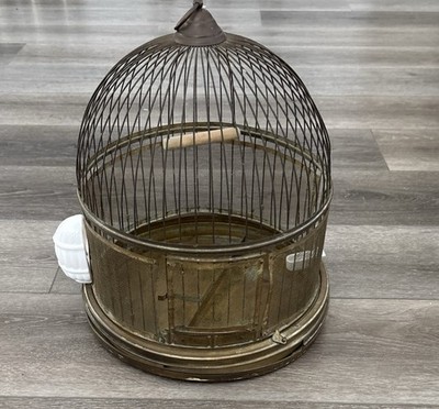 Antique- Leon- All Brass bird cage - patented, manufactured in the early 1900's