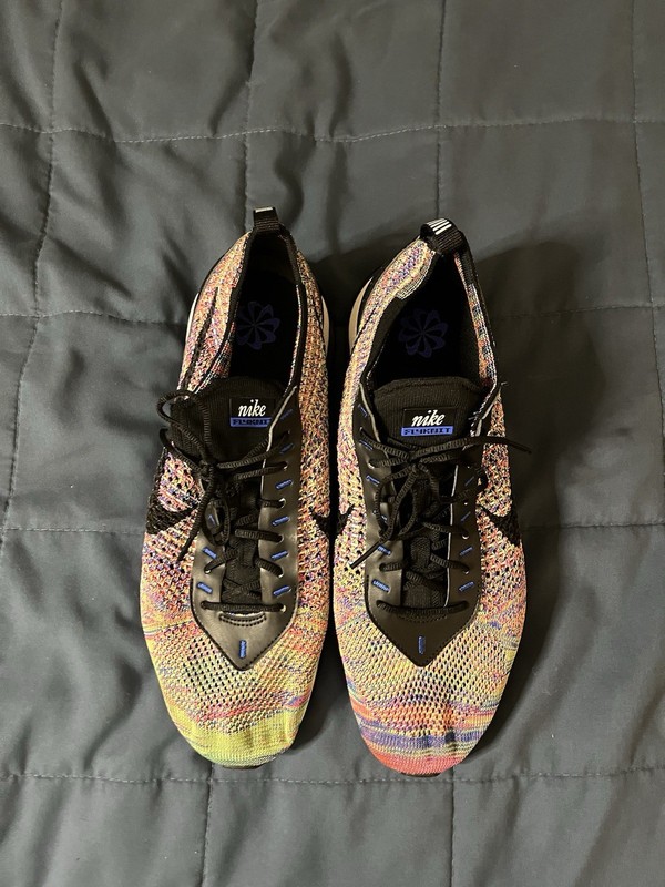 Size 11 - Nike Air Max Flyknit Racer Multi-Color