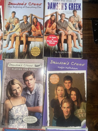 Dawson’s Creek Paperback Book Lot of 9 Based On TV Show Joey Pacey 1990s - Foto 3 di 9