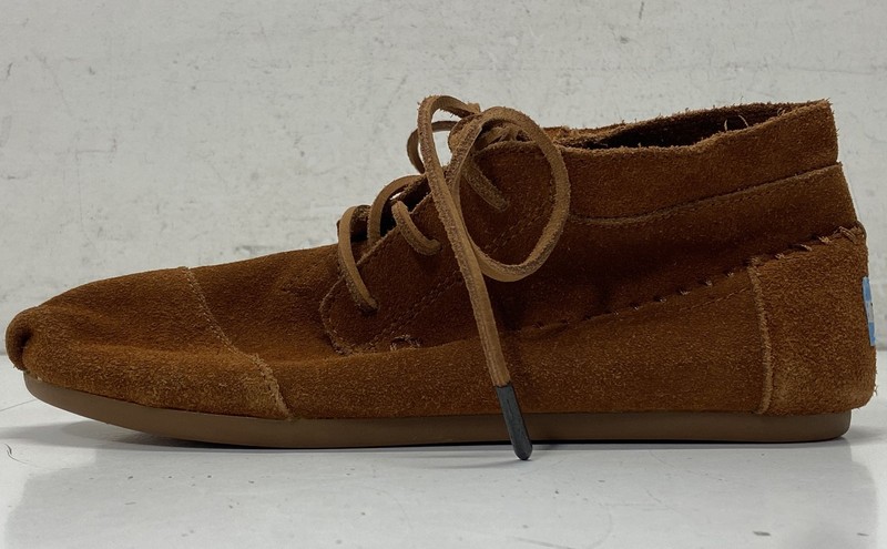 TOMS Chestnut Brown Suede Desert Chukka Ankle Boots Women's Size 6.5