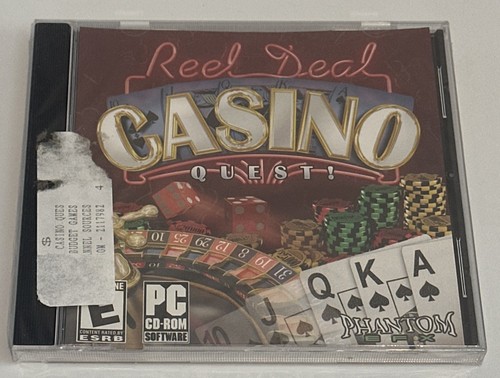 Reel Deal Casino Quest (PC CD ROM, 2002) ~ Sealed ~ Neu - Bild 1 von 3