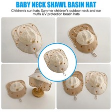 Travel Sun Hat Neck & Ear Protections Hat Cotton Outdoor Hat Comfortable Wearing