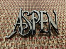 Vintage 1976 - 1980 Dodge Aspen Fender Trunk Emblem Badge (ON-35-6)