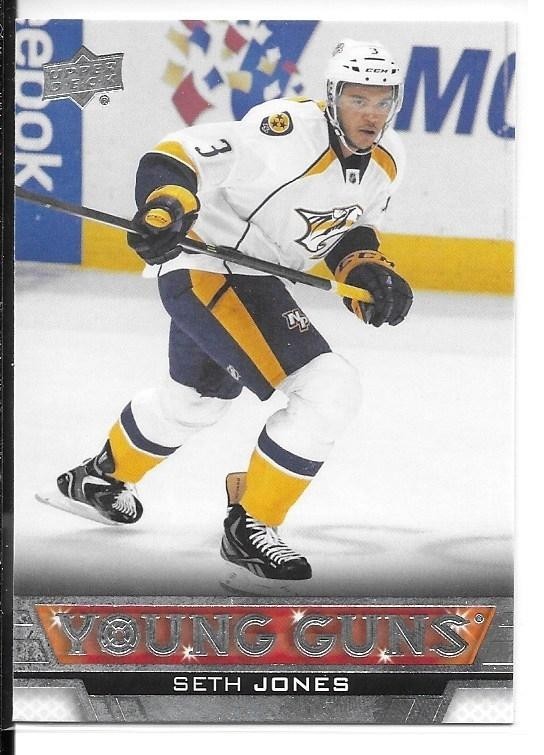 2013-14 Upper Deck Young Guns Seth Jones Rookie Card RC #228