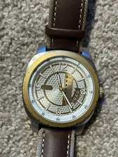 ESQ by Movado Men’s Watch ESQ0111 – Brown Leather Band, Gold/Silver Case