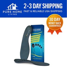 Walkhero Orthotic Insoles - Arch Support for Plantar Fasciitis Relief, Men's ...