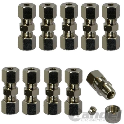 10x SCHNELL-VERBINDER passend für BREMSLEITUNG 4.75 mm 3/16" ohne BÖRDELN - Bild 1 von 3