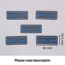 TCG Ability Used Reminder Markers - Black and Blue (Pack of 5)