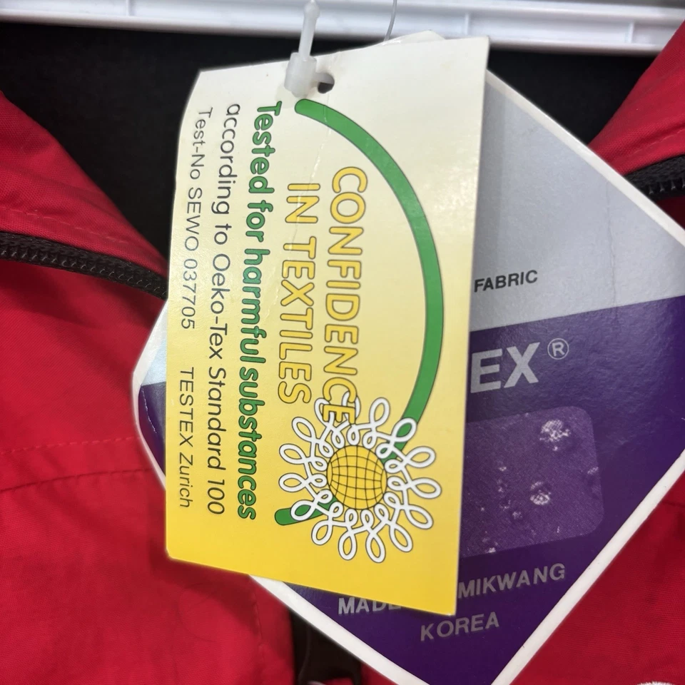 Nueva chaqueta aislante Caterpillar Red Fine Tex para hombre, talla L, impermeable de colección Foto 4 de 4