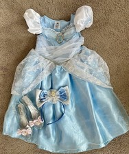 Disney Store Princess Cinderella Girls Costume Dress And Accessories Size 4