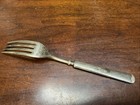  Vintage  1847 Rogers bros Silverplate Flatwarem Fork with Smooth Ovel Handle — photo 2