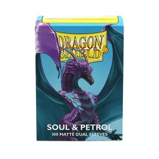 Dragon Shield Sleeves: Standard Matte Dual - Soul & Petrol 100CT