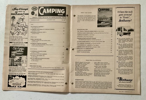 1970/1971 Camping Guide magazine Lot of 6 - Read Description And View All Photos - Imagen 7 de 19