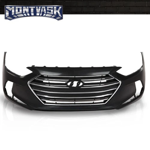 5pcs Complete Front Bumper Cover Set Fit For 2017-2018 Hyundai Elantra LE SE