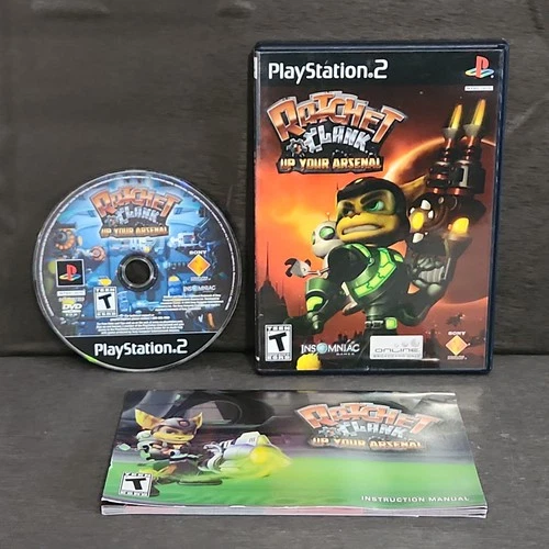 Ratchet and Clank Up Your Arsenal PlayStation 2 PS2 Complete Refurbished