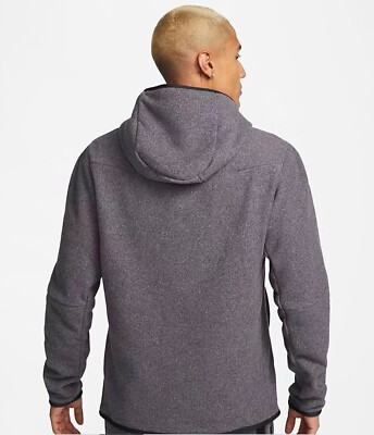 Nike Sportswear Tech Fleece Full Zip Winterized Hoodie Grey DQ4801