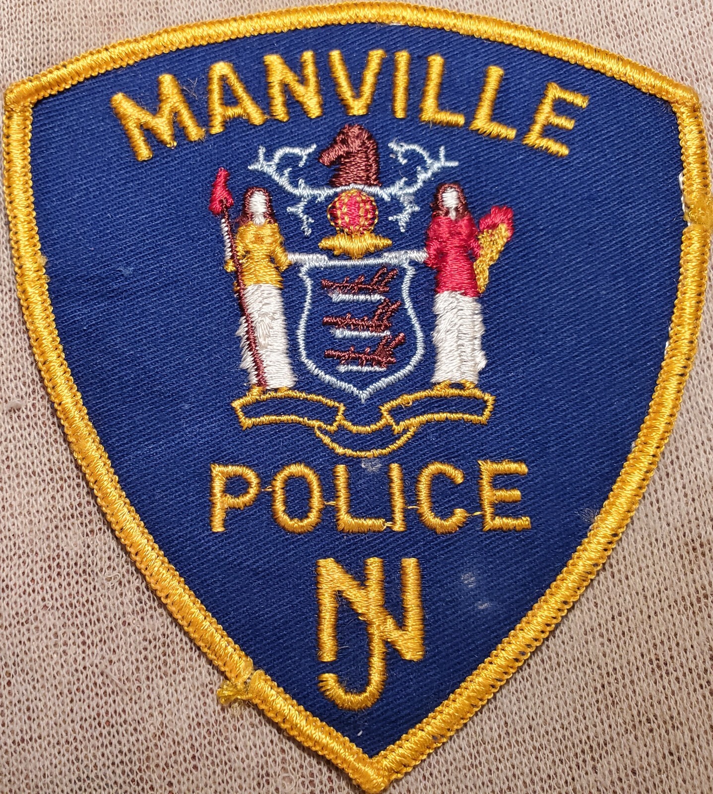 NJ Manville New Jersey Police Patch eBay