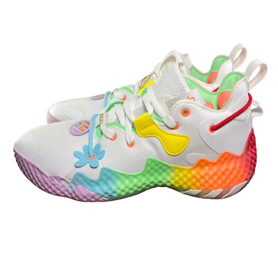 NEW Adidas SM Harden Vol. 6 Pastel Basketball Shoes HQ1271 Size 13 White Adidas SM Harden Vol. 6 Pastel Basketball Shoes HQ1271  main image 3