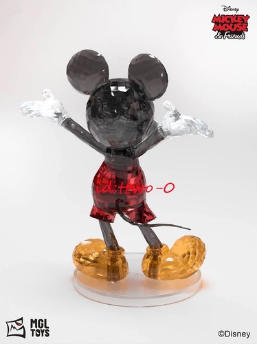 Disney Mickey Mouse Kristallfigur MGLTOYS zusammengebautes Spielzeug Geschenksammlung 5-7" - Bild 2 von 4